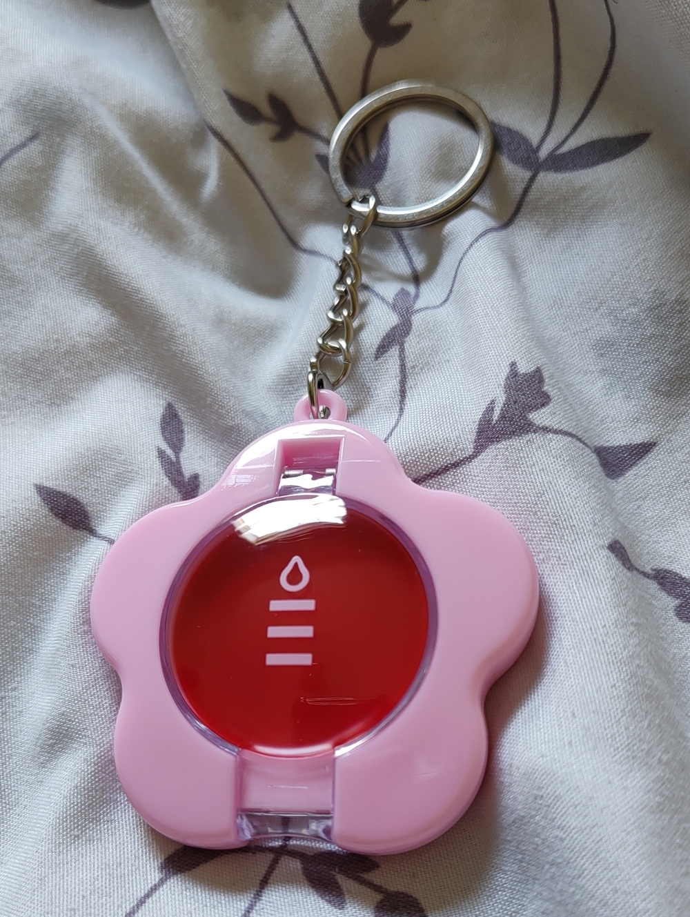 Totemica Strawberry Glam Dolce Bloom Lip + Cheek Tint Keychain Lip Gloss Blush